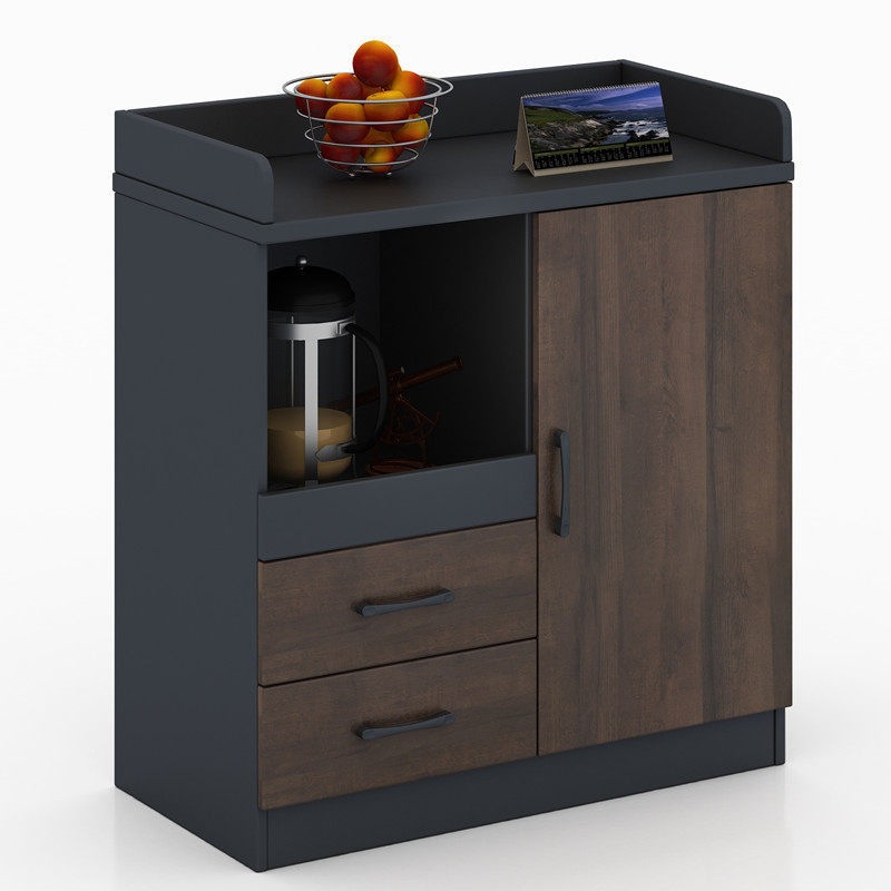 Gabinete de oficina de piso bajo simple con puerta abierta almacenamiento de té gabinete de almacenamiento de archivos de oficina suministro spot