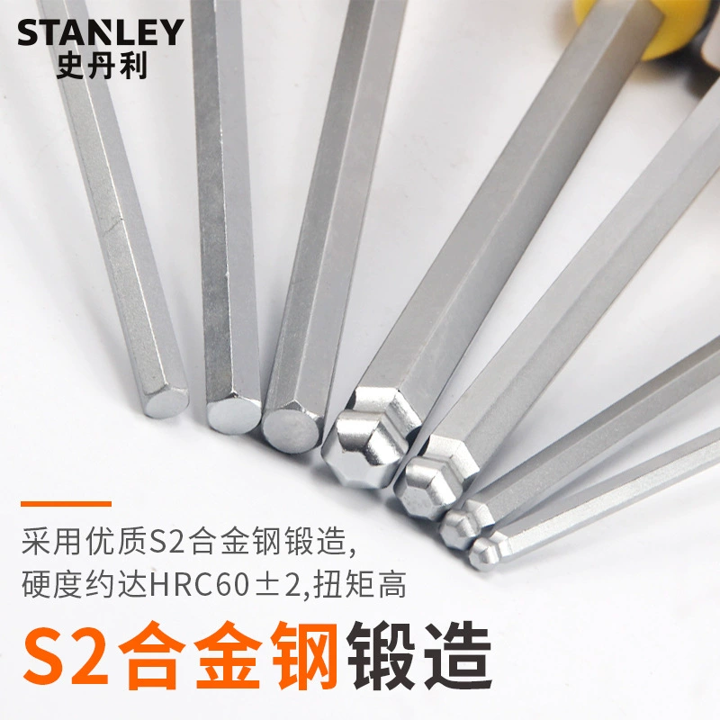 Шестигранный ключ Stanley, ручка, отвертка, 3/4/5/6/8 мм