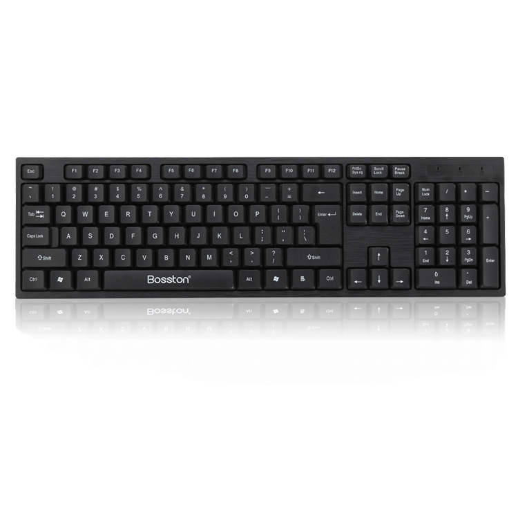 Boston K830 Wired USB Keyboard for Office, Home, Business, Desktop and Laptop, Universal, Factory Wholesale