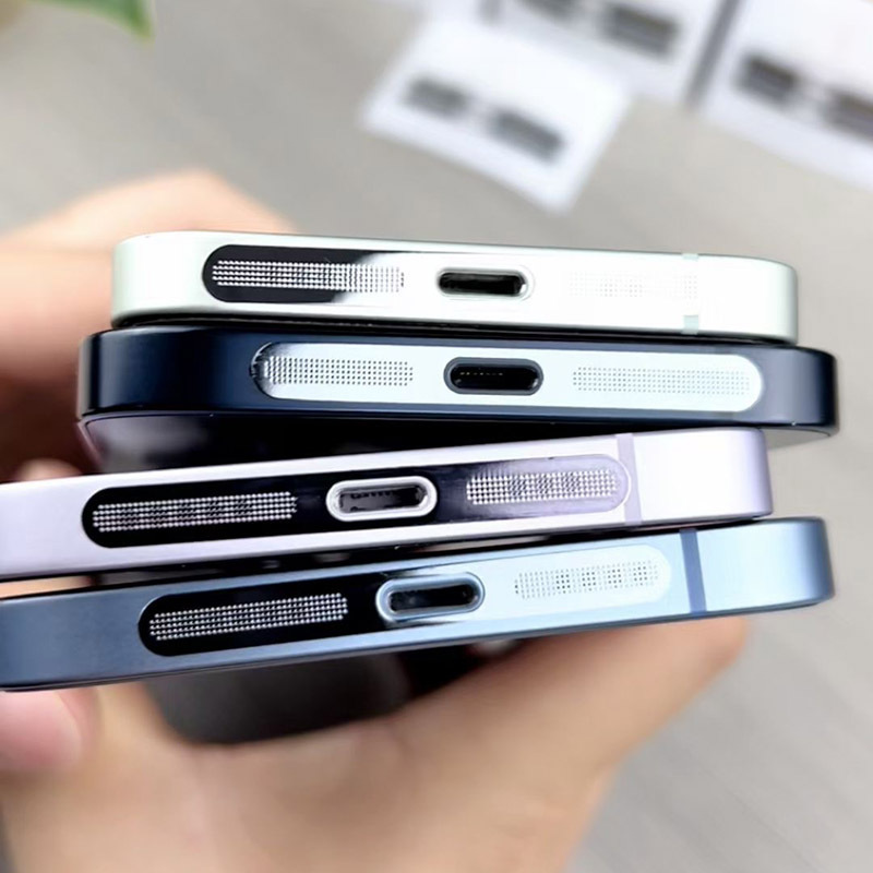 适用苹果17ProMax充电口防尘网iPhone17Air扬声器金属一体防尘贴|undefined
