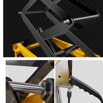 Manual electric hydraulic lifting Avtomobil fırlanan platformaları