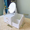 Cosmetic advanced table storage box, storage system for skin care, high-quality style