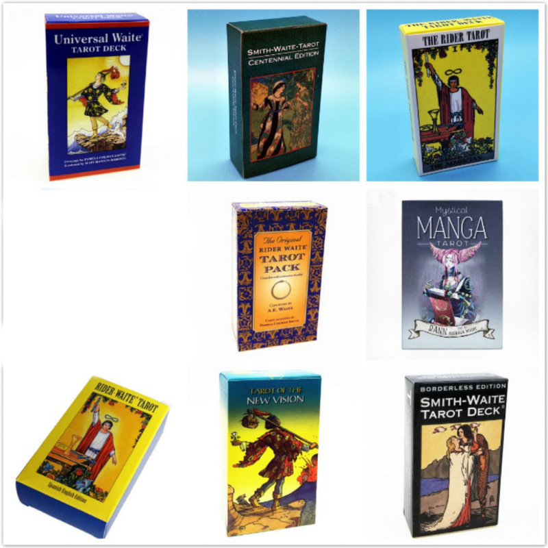 Foreign trade hot English tarot cards oracle tarot cards board games card