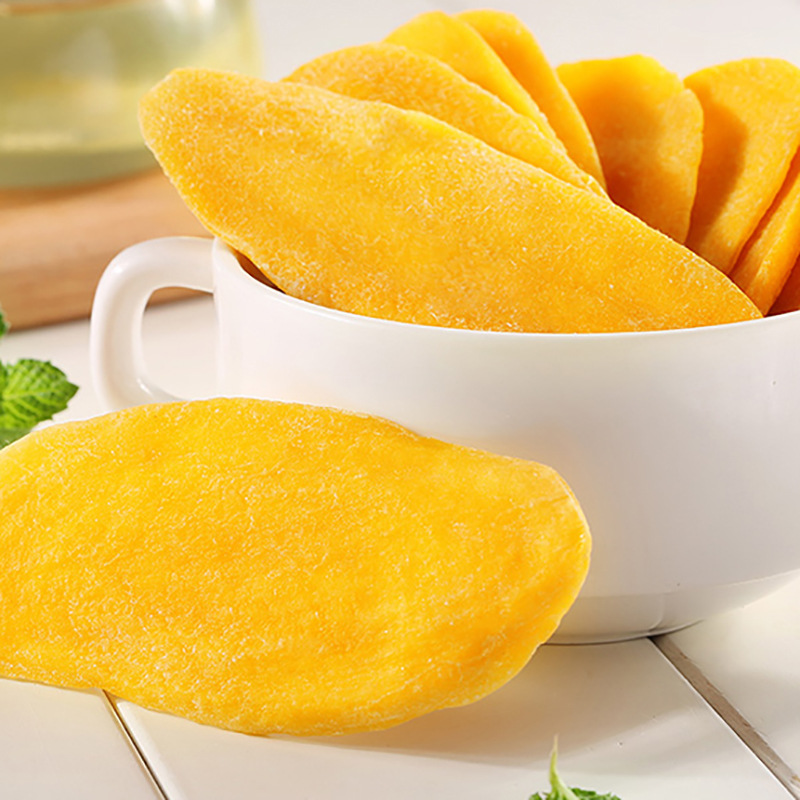 100g box of 130 pieces of Bai Cao Wei mango dry snacks for leisure office sweet and sour candied fruit fruit dry 