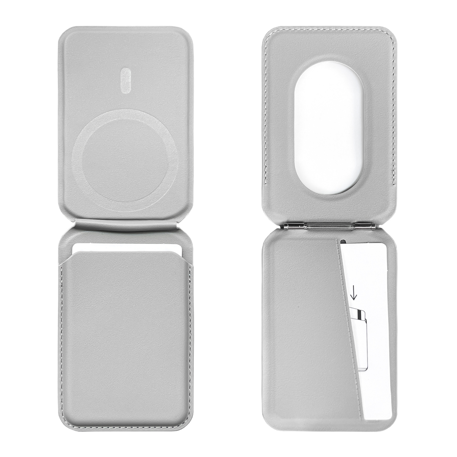 Aplicable para Apple iPhone tarjeta de succión super fuerte hoja plegable soporte de escritorio portátil soporte de caso de teléfono móvil