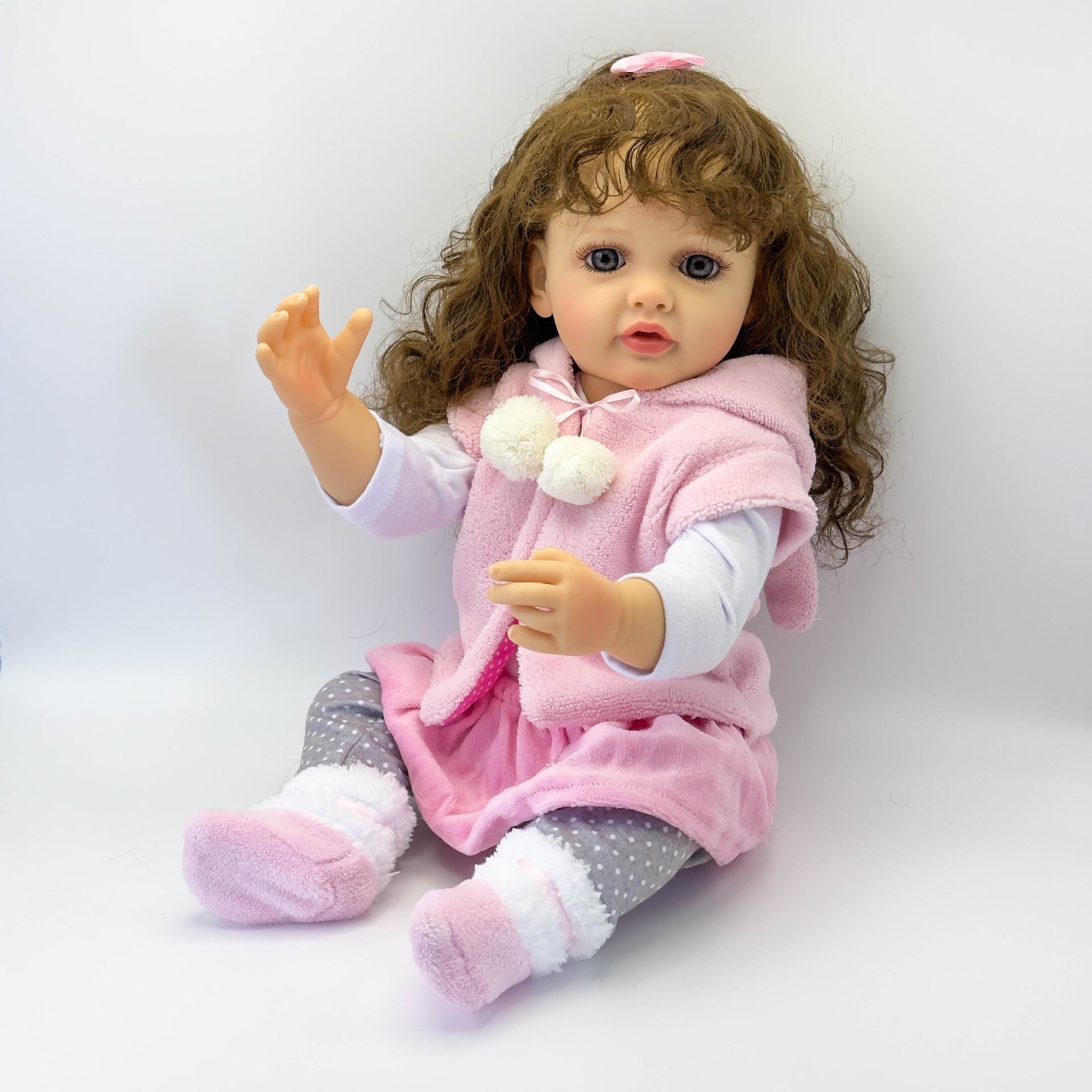 NPK genuino 55 cm de goma de simulación muñeca renacida Betty transfronteriza OZON Amazon