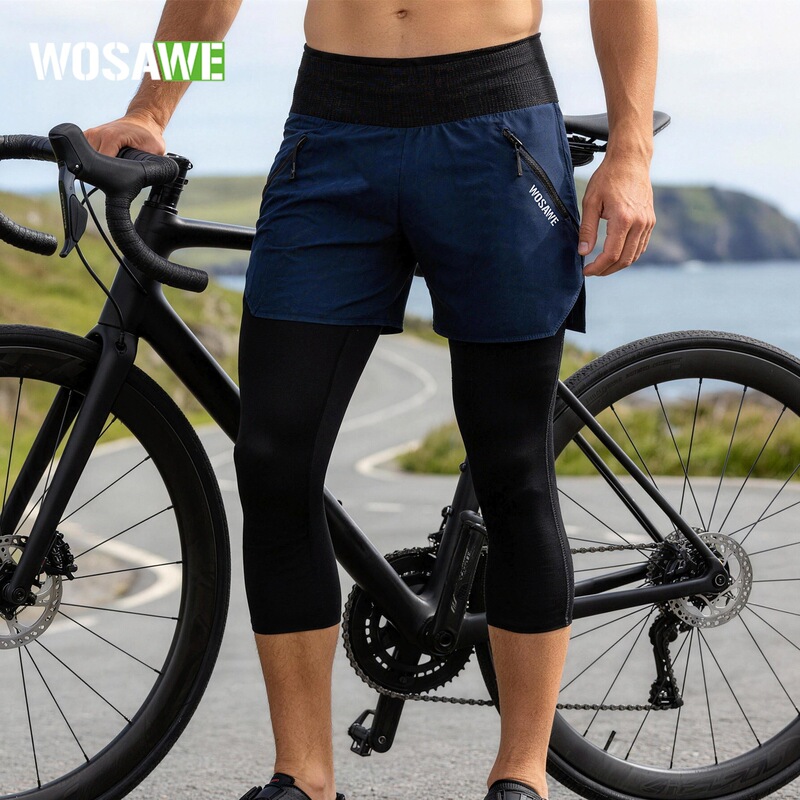 Wosawe Mountain Trail Cycling Shorts Spring and Summer Multi-Pocket Downhill Cycling Pants Sports Fitness Casual Pants Wosawe Mountain Trail Cycling Shorts Spring and Summer Multi-Pocket Downhill Cycling Pants Sports Fitness Casual Pants