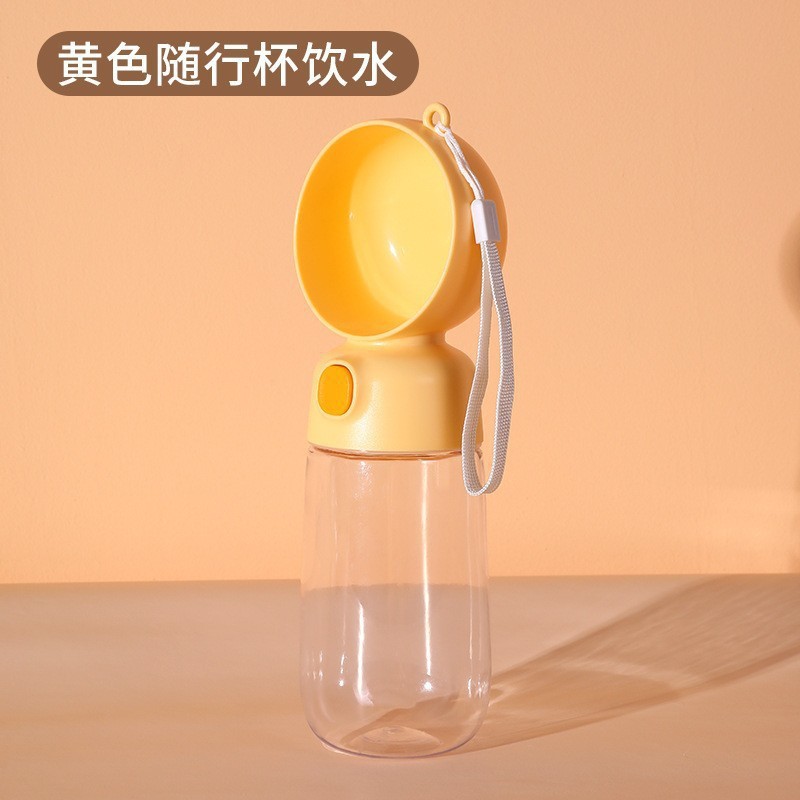 Fuente de agua para mascotas portátil perro caminando taza boca no húmeda al aire libre para mascotas taza de agua hervidor gato y perro suministros al por mayor