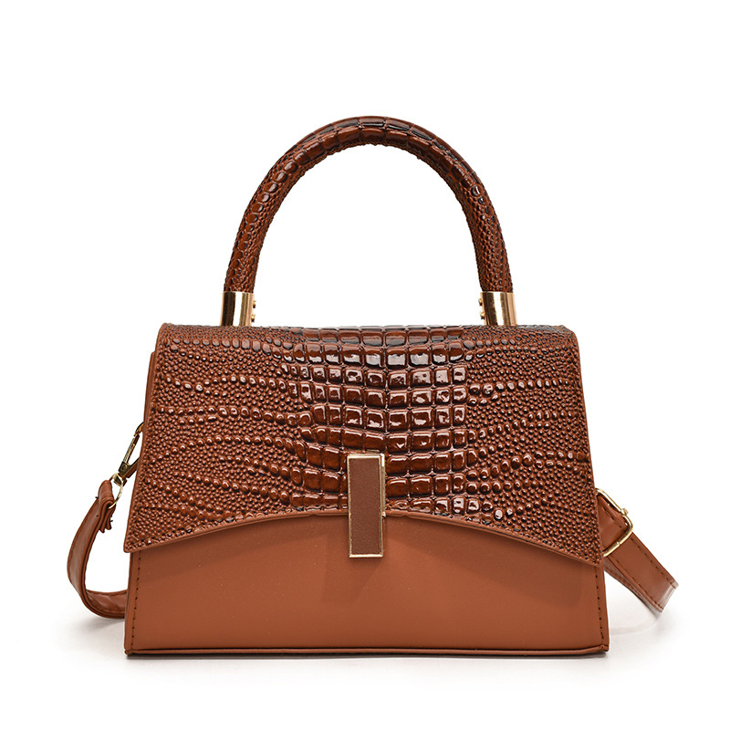 Bolso de mujer de textura de tendencia de invierno 2024 nuevo estilo de moda de hombro pequeño bolso cuadrado de viaje de estilo exterior casual mochila