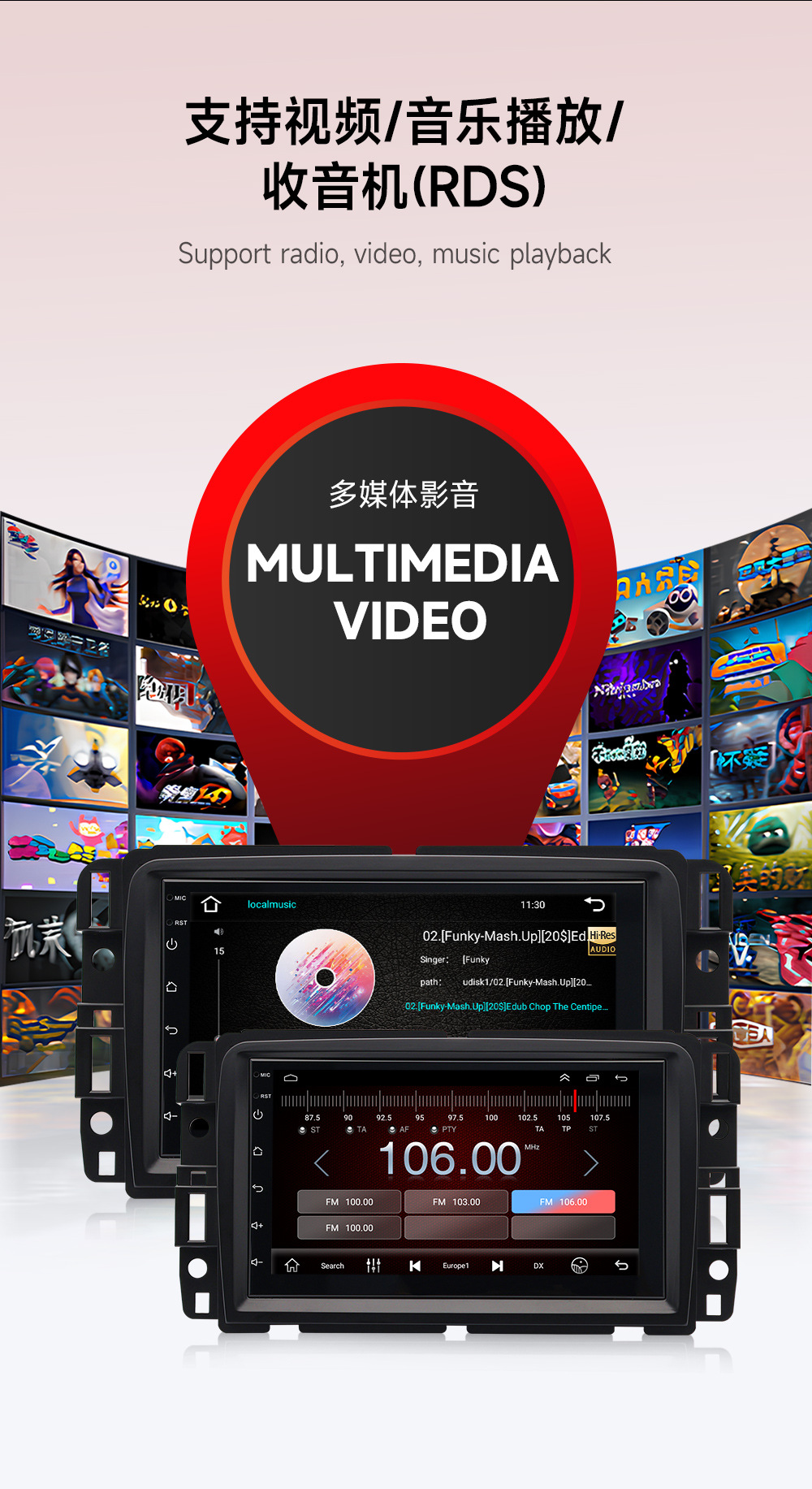 Suitable for Cross-Border Sales of Chevrolet Gmc Navigation, Popular Gmc Android Smart Navigation, Hummer H2 Navigation, Exclusively for Cross-Border Sales