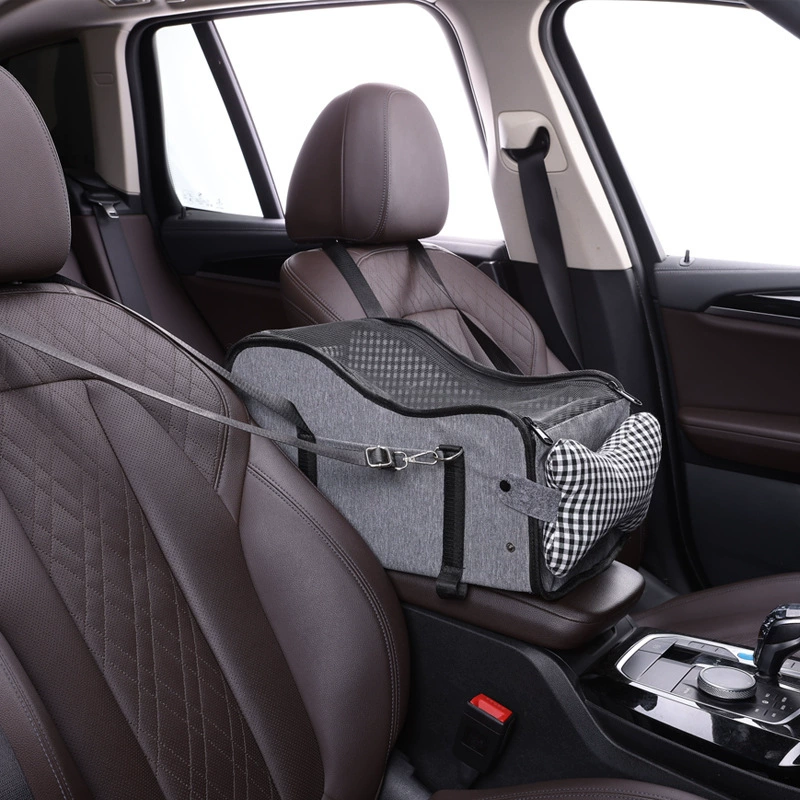 Среднее управление собачьим гнездом Домашние животные Автомобильные гнезда Маленькие собаки Автомобильные сиденья для собак в автомобиле Кошка передний автомобильный артефакт