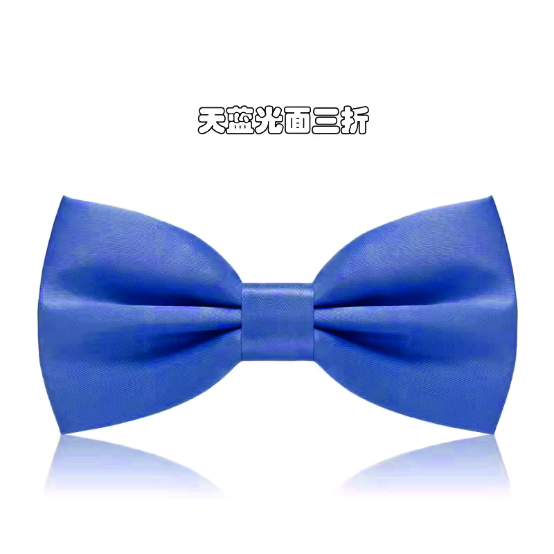 로얄 블루 70% off 글로시 보타이