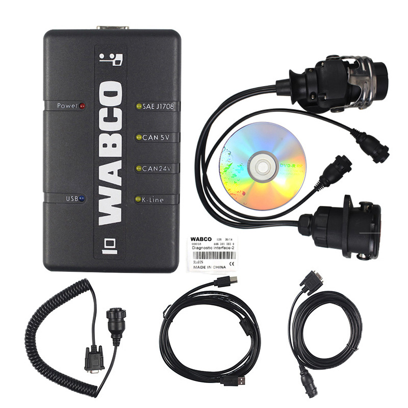 跨境高质量For WABCO DIAGNOSTIC KIT(WDI) 拖卡车诊断重型扫描仪