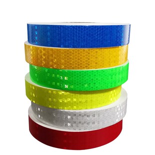 2cm Pvc Car Reflective Strips Motorcycle Warning Signs Mountain Bike Reflective Stickers with Adhesive Backing Reflective Tape