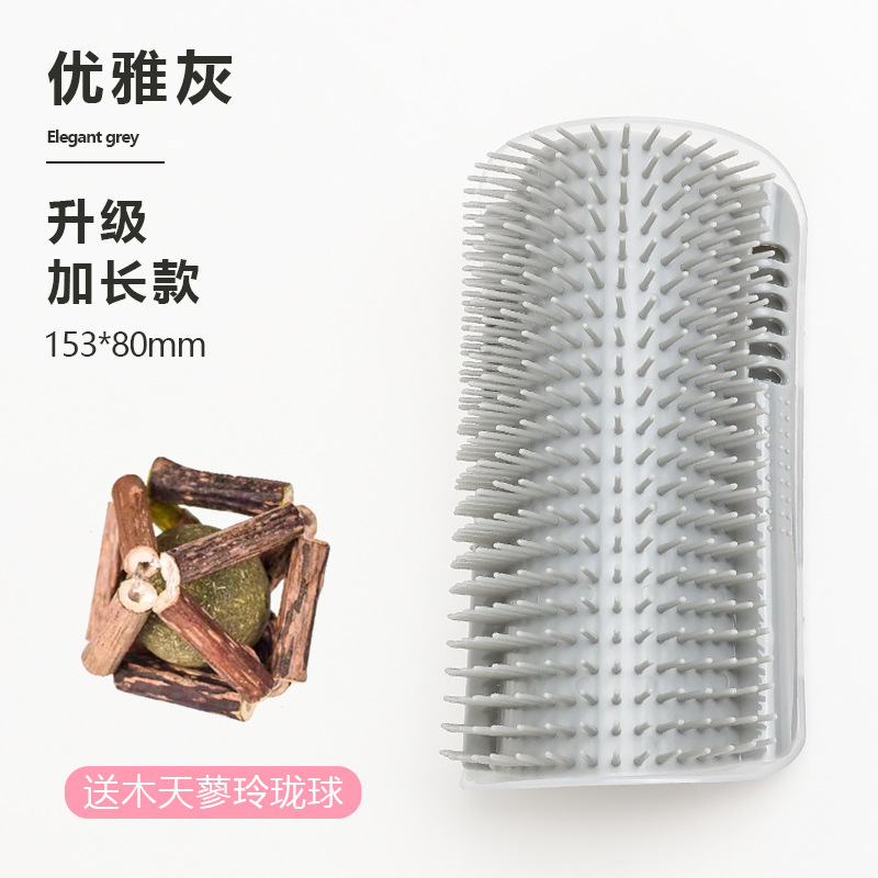 Venta caliente, dispositivo de picazón para gatos, artefacto de piel para frotar en la esquina, tablero de agarre para gatos, sin migajas, cosquillas en la cara, juguete para gatos