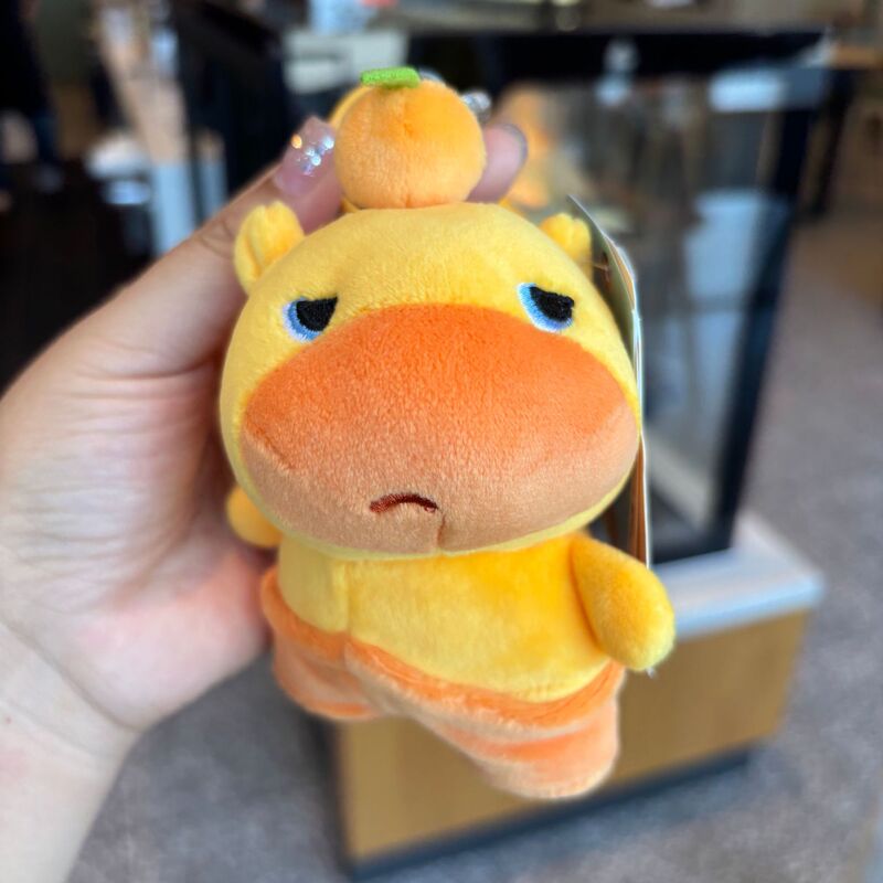 本物のスポット DuoAi Capybara Lulu 周辺ぬいぐるみ面白いスクールバッグバッグペンダントキーホルダー人形ギフト|undefined