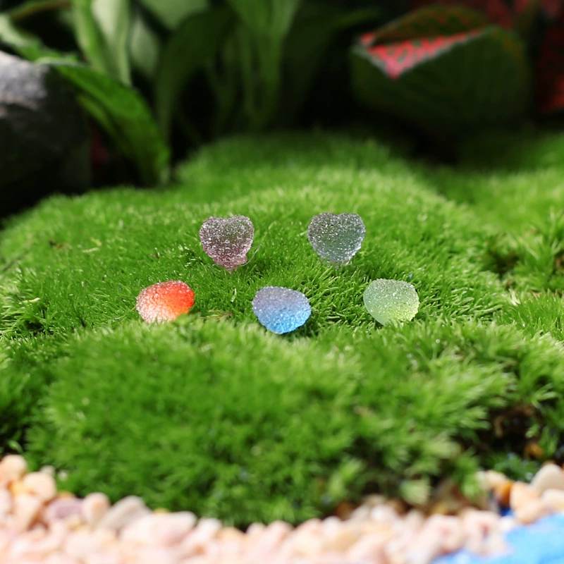 Jingjiao мох микро пейзаж DIY материал украшения мясистая комбинация горшечные мини маленькие украшения любовь конфеты фрукты