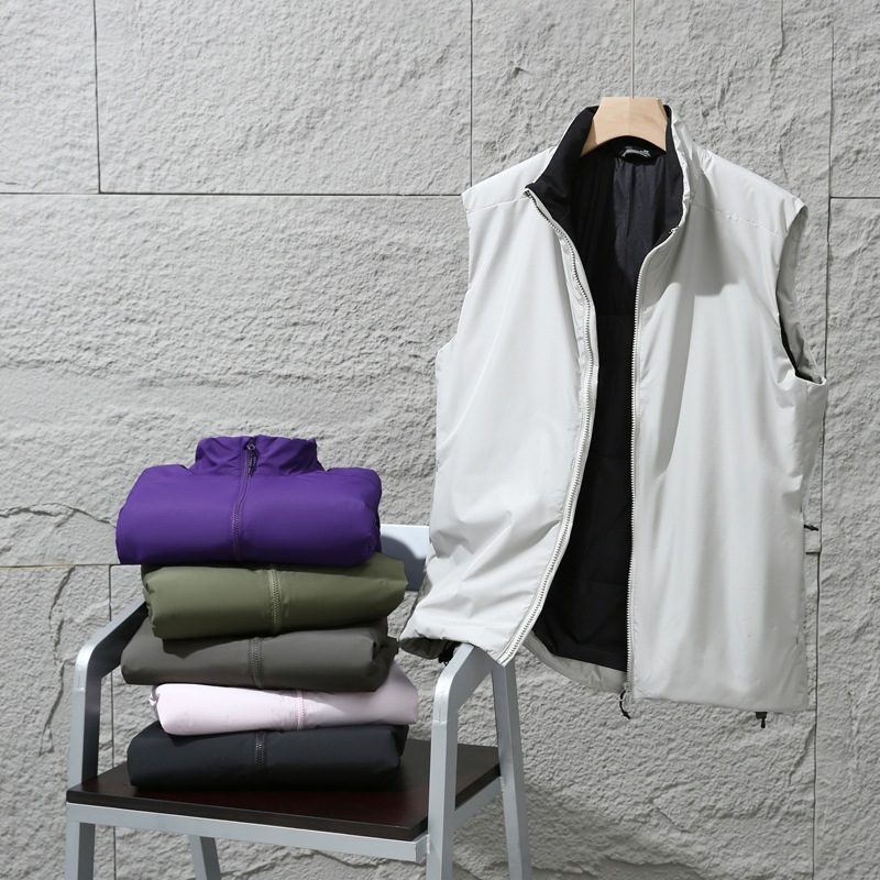 万人迷 THREE PROOF拒水科技棉秋冬高端情侣防风保暖棉背心马甲