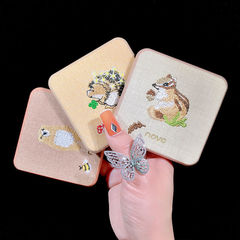 NOVO5419 Cosmetics 9-Color Eyeshadow Palette for Instagram Fashion Students - Earth Tones with Pearlescence, High-Beauty Vlogger's Style Replica