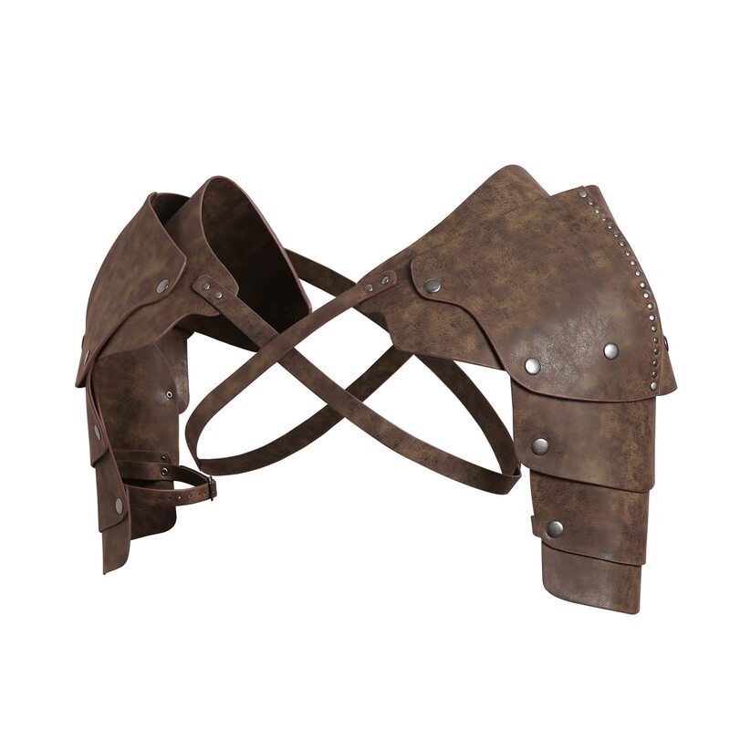 Medieval Viking Men Armored Samurai Armor Strap COSPLAY Halloween Carnival Play Shoulder Pads