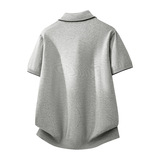 ZF8110-3D复古拼色翻领OLO衫男夏季薄款休闲针织短袖T恤上衣，男装针织衫/毛衣，星座614