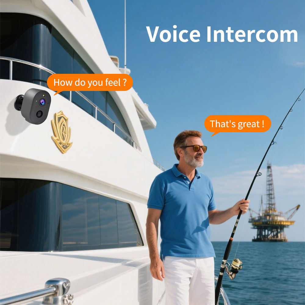 Tuya Camara 4G Security Low Power Battery Indoor Home Camera