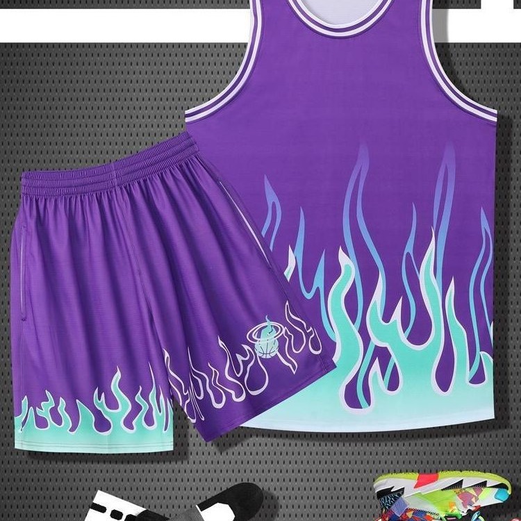 Adult Basketball Clothes suit Male College Students Basketball Clothes Training Vest Sports Competition Team Clothes Children's Basketball Clothes