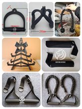 商用健身器材配件高位下拉杆拉背杆力量器械飞鸟小拉手龙门架配件