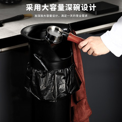 Commercial large-capacity dregs barrel high-tube coffee machine waste dregs box vertical long cylindrical dregs box bar counter knocking dregs box