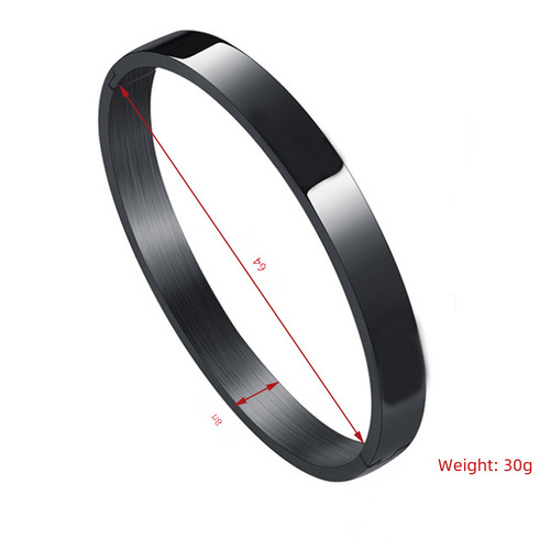 Men's and women's 468 polished four-color stainless steel bracelet, vacuum-plated titanium steel bracelet, wholesale from manufacturer supported.