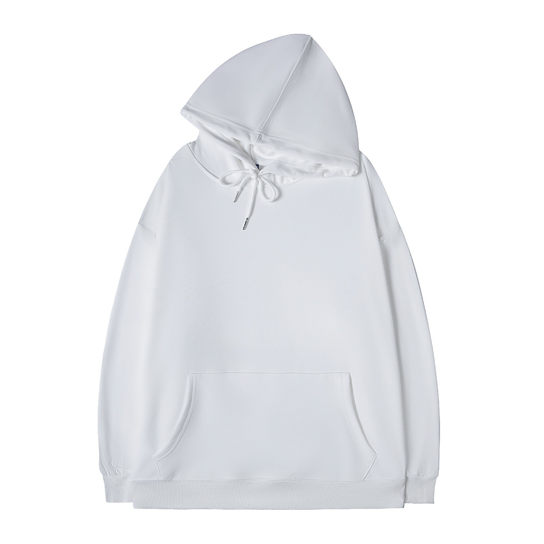 Sudadera con logotipo personalizado, sudadera con capucha y hombros caídos con texto impreso, chaqueta de manga larga para otoño e invierno, ropa de trabajo hecha a medida, camisa publicitaria bordada.