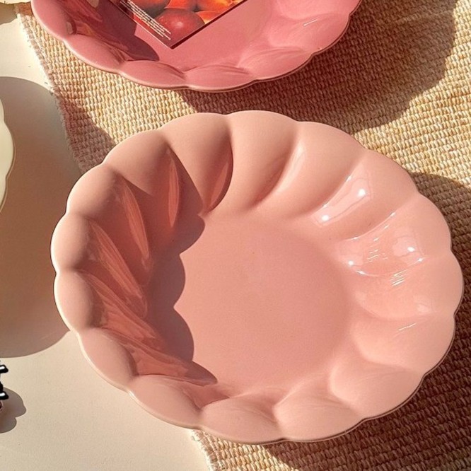 [딥디쉬] 8inch - 핑크 1개