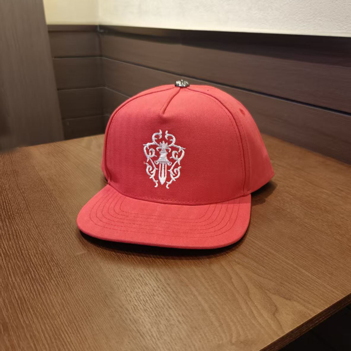 Sombrero para el sol CH Cro de verano para parejas nuevas de moda americana, sombrero de hip-hop de ala plana bordado a la moda ~ sombrero de malla de béisbol