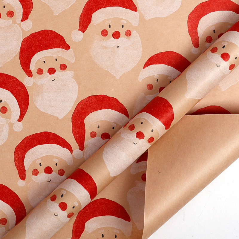 Amazon ロールクリスマス包装紙大型クラフト紙クリスマスツリー DIY 手作り紙ホリデーギフト紙|undefined