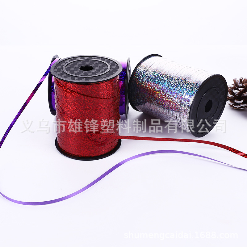 Laser Ribbon Balloon Wedding Party Supplies Party Balloon Rope Ribbon Halloween Source Factory 500 Yards