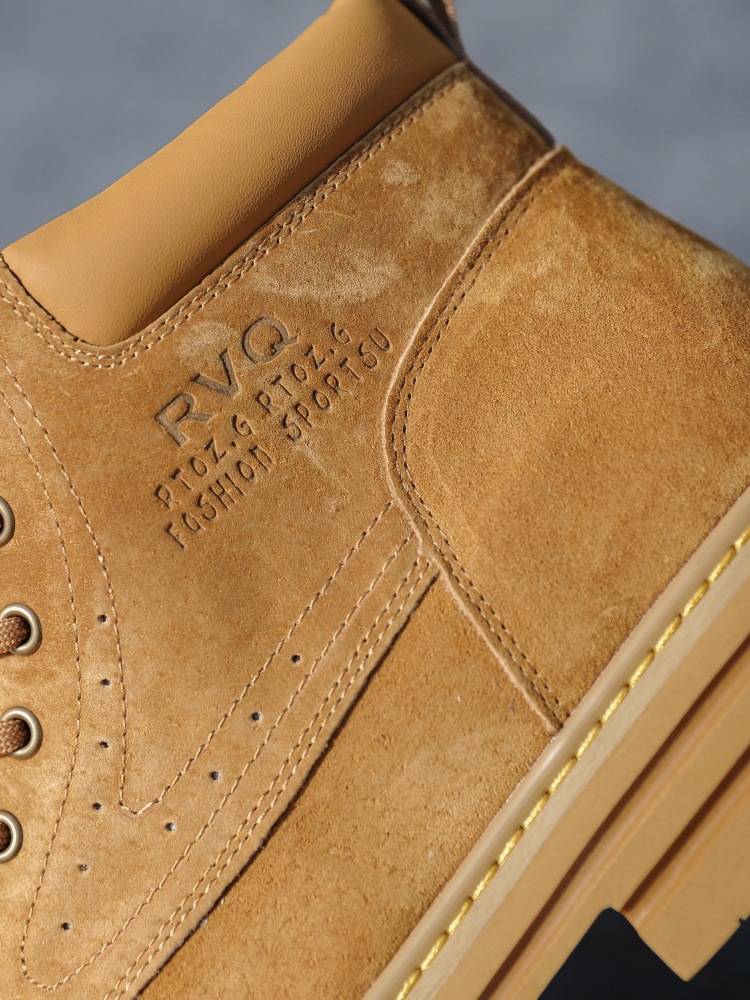 Primavera estate inverno grandi stivali bassi in stile britannico scarpe da lavoro da uomo stivali gialli grandi retrò_voghion.com