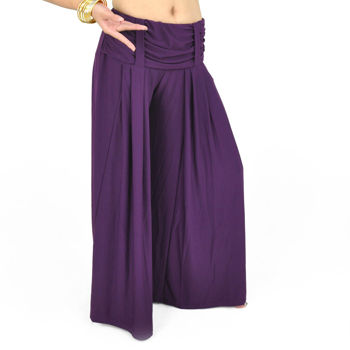Dancer Straight Leg Pants Belly Dance New Clothing Practice Clothing Pants Crystal Cotton Performance Clothing