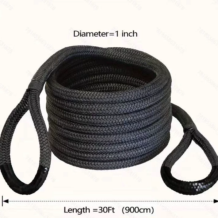 Заводская нейлоновая буксировочная веревка для внедорожных спасательных и эвакуационных прицепов