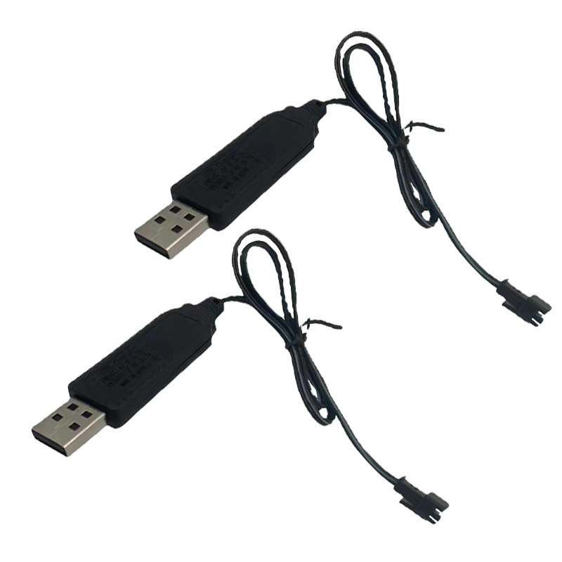 3.7vリチウム電池の充電線のUSBSM-2Pの接続口は消灯の表示のおもちゃのリモコンの車の充電線の卸売りを満たします。|undefined