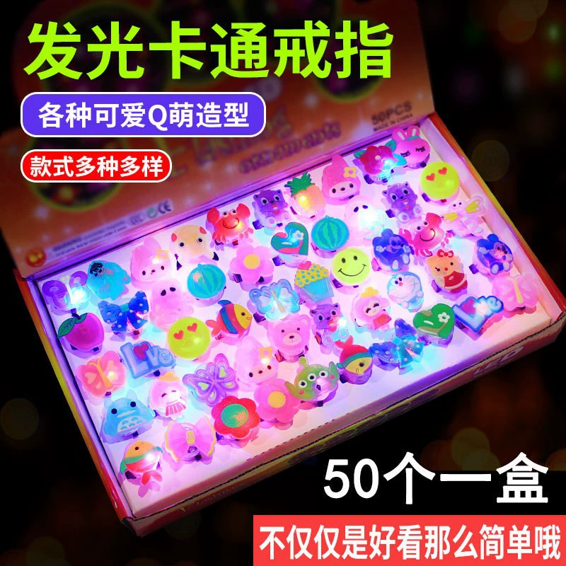Cartoon flashing ring, toy, graduation party, wholesale