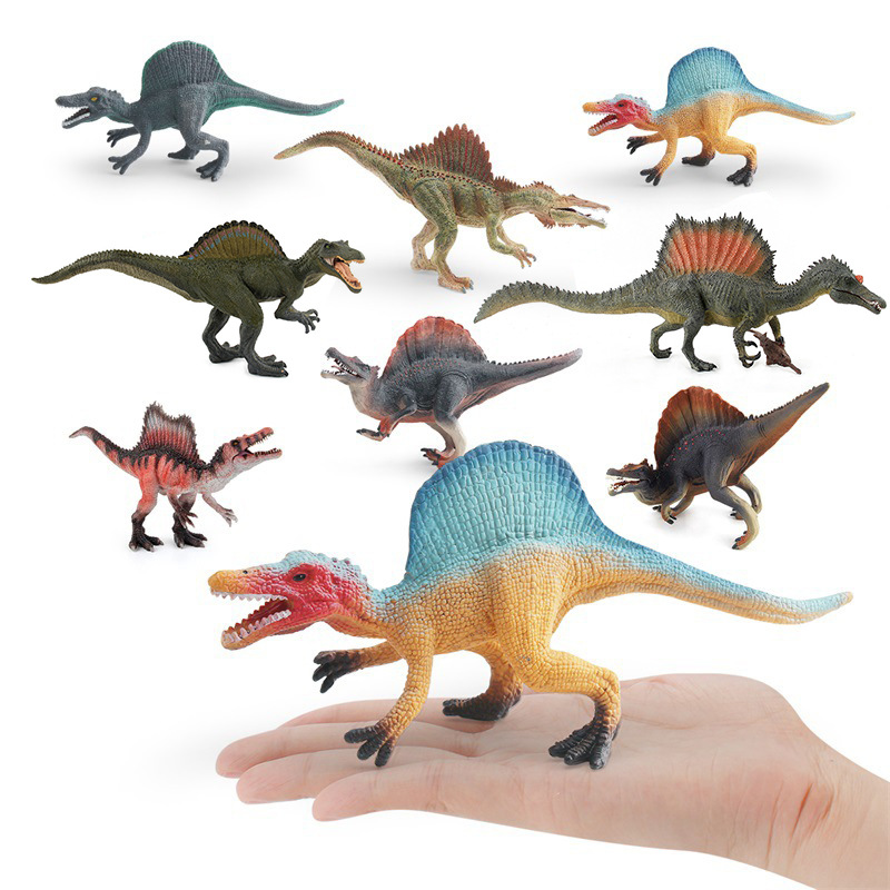 Jurásico sólido simulación de pesca Spinosaurus plástico estático dinosaurio modelo de juguete Amazon eBay transfronteriza Venta caliente