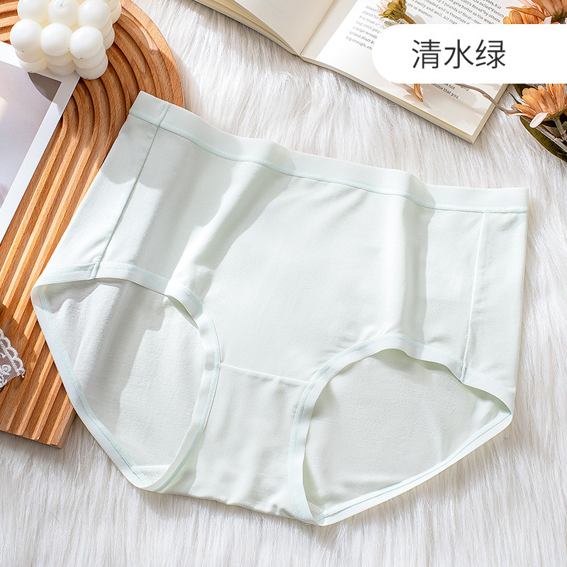 80 calzoncillos modales para mujer, seda de morera, entrepierna antibacteriana, ropa interior femenina suave y delicada, mujer