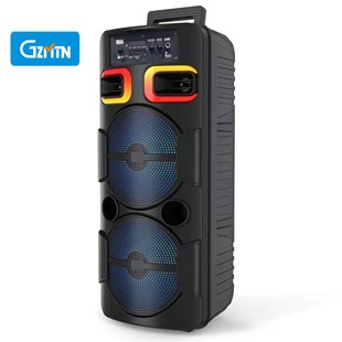 Gz-2028 New Model Wholesale Bluetooth Speaker Private Model Portable Dual 8inch Southeast Asia Square Dance Mobile Wireless Speaker