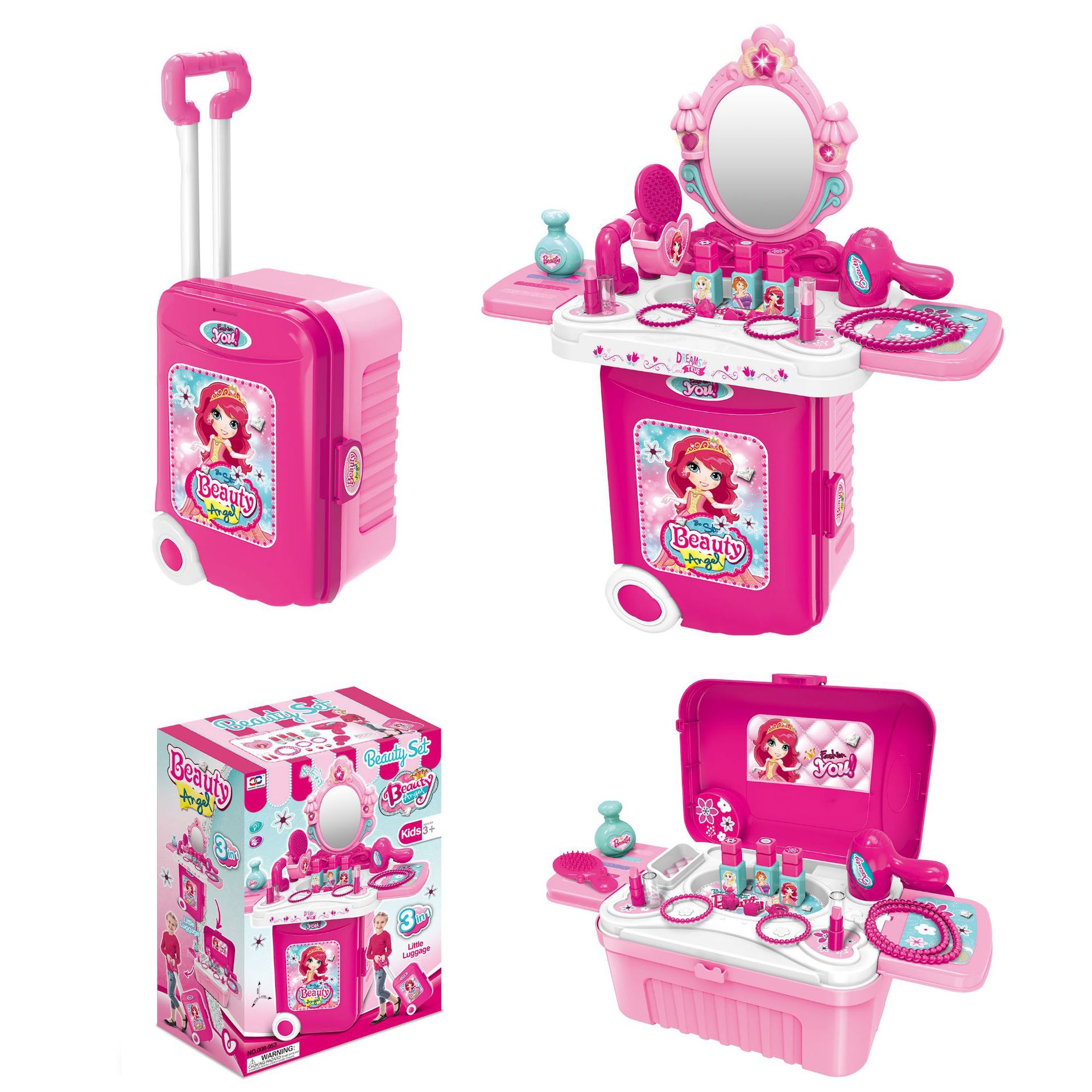 Los niños de vestir juguetes jugar casa trolley caso chica doctor herramienta traje caja médica kindergarten regalo de cumpleaños