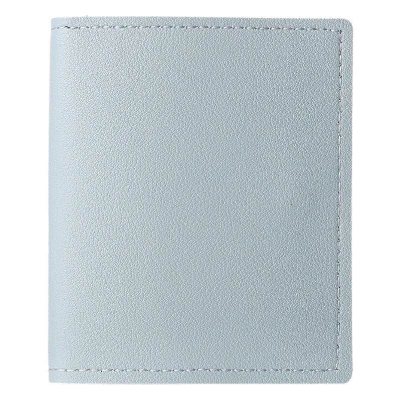 Titular de la tarjeta de las mujeres ultrafino pequeño banco titular de la tarjeta de identificación Licencia de Conducir pequeña billetera simple delgada anti-desmagnetizante titular de la tarjeta