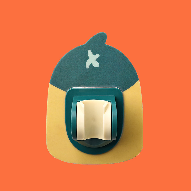 Baño de dibujos animados-Soporte de ducha libre universal ajustable baño ducha boquilla de ducha cabeza fija base Accesorios