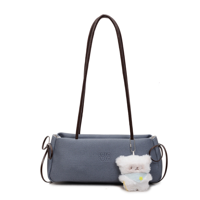 Nicho francés de viaje bolso de hombro bajo la axila para mujeres 2025 nuevo bolso de mano de alto nivel retro versátil bolso de palo