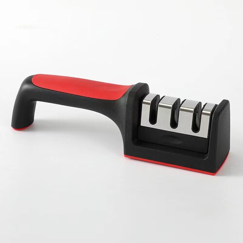 [5 Seconds Knife Sharpener] Four-stage knife sharpener, quick sharpening of kitchen knives, scissors, fine grinding, multi-functional sharpening