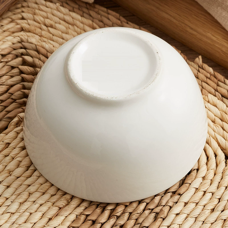Керамическая посуда Pure white толстая чаша для риса 4.5 люханская чашка рамен чашка домашняя посуда фарфор