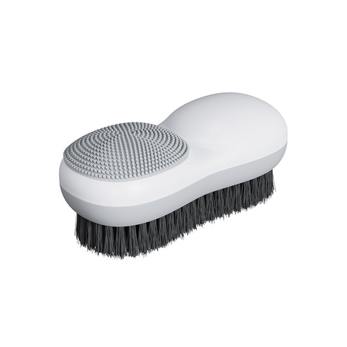 New double-sided soft-bristled laundry brush that does not damage clothes, comfortable grip for home use, multi-functional cleaning brush artifact wholesale